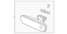 Acura 76400-tya-a11 Genuine Interior Rear View Mirror