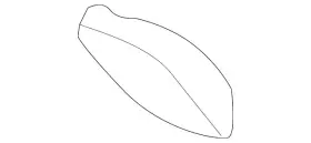 76408-sz3-j05zf Acura Genuine Cover Bracket Tblack Black