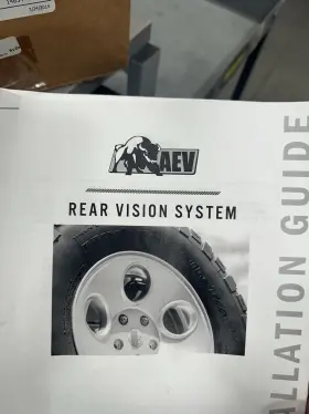 30406036ab Aev Rear Vision System With Mirror Display For 2013-2018 Jk Wrangler
