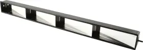 All76404 Allstar Performance 76404 Mirror 4-panel Rectangular Abs Plastic Black Kit