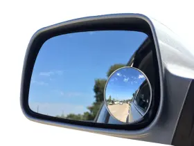 Bsmyl-02 Ampper Blind Spot Mirror 2 Inch Round Hd Glass Convex Pack