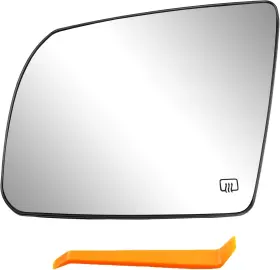 879060c010 Attparts Left Driver Side Rear View Heated Mirrors Glass For 07-20 Toyota Tundra Sequoia