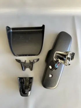 8k0907658e Audi Used 2012-2018 A7 S7 Rs7 Rear View Mirror Assembly With Covers And Sensor Oem Bk