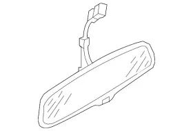 8t0-857-511-j50 Audi Genuine Mirror Inside