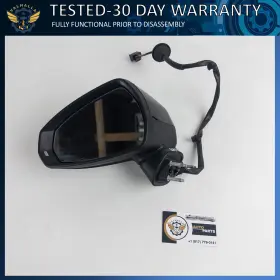 8v5-857-409 Audi 15-20 A3 Front Left Driver Side Rear View Door Mirror Oem