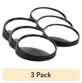 71130rv Auto Drive 3 Pack Small Car Blind Spot Mirrors Of 2 Universal Fit Black