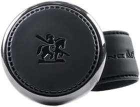 Aw-d776 Autoban Leather Power Knob Blacksuit Can Be Mounted On All Models Vehicle Black
