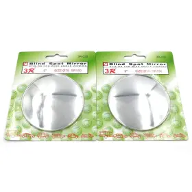 Autoe 783215265810 2 Pcs Wide Angle Convex Car Truck Auto Blind Spot Round Stick-on Side View Re