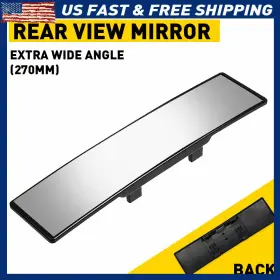 Hsj-270mm-w Auxito Car Inner Rear View Mirror Clear Wide Angle Panoramic Usa