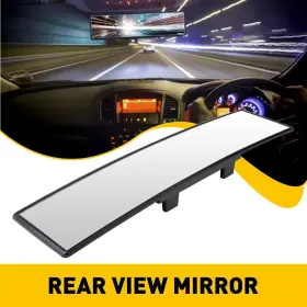 Ww-hsj-300mm-eae Auxito Car 300mm Wide Convex Interior Clip On Rear View Clear Mirror Universal Truck Rv