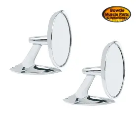 391221 Bmp 61-62 Impala C10 62-65 Nova Bow Tie Chevy Bowtie Door Mirror Pair Rear View