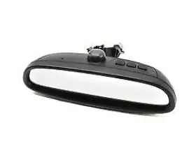 026661 Bmw 14-21 2 M2 X1 X2 Series F39 F48 Autodim Compass Rearview Mirror Black