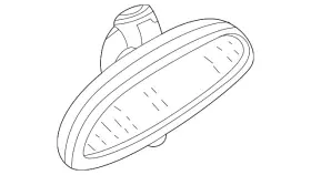51-16-8-257-711 Bmw Genuine Mirror Inside