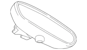 51-16-9-243-589 Bmw Genuine Mirror Inside