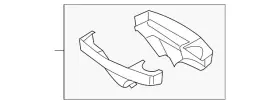 51-16-9-277-182 Bmw Genuine Mirror Assembly Base
