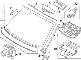 51-16-9-450-432 Bmw Genuine 2022-2024 Ix - Trim Cover