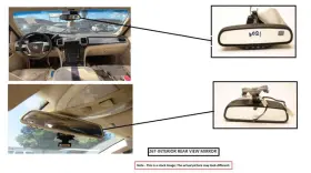 51169285380 Bmw Rear Interior View Mirror Oem 16-19 X1 1yr Wrnty