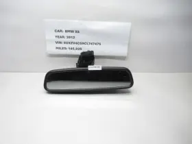 922598001 Bmw 2007-2013 X5 Rear View Mirror Oem