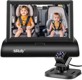 B09x5zwz2h Brand Allruby Baby Car Camera Monitor Mirror Digital Display View Infant In Black