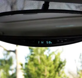1110-2519 Brandmotion Brand Motion Auto Dimming Rear View Mirror With Compass/temp Gauge