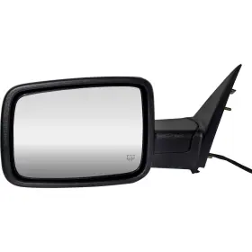 2332-0025l Brock 6x9 Power Mirror Textured Black With Heat Fits Ram 1500/2500 Left
