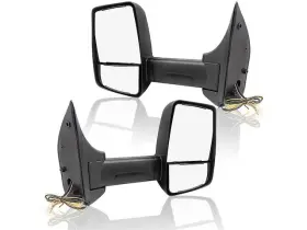 Sd818sc Brock Towing Mirror Set For 1992-1998 Ford E350 Econoline 1996 1997 1994 1993