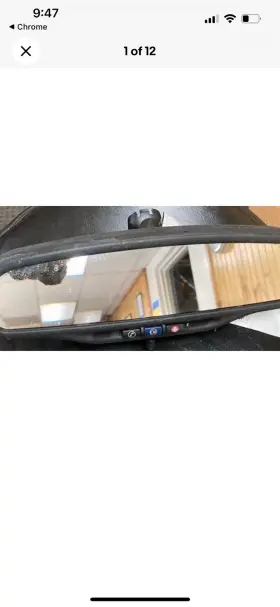 267.gm1c09 Chevrolet 2007- 10 Cobalt Rear View Mirror Oem