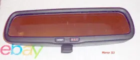 028018 Chrysler 2014-2017 Jeep Cherokee Rearview Mirror Manual Dim With Microphone And Cover - Oem