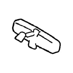 Mr572815 Chrysler Mirror. Inside Rear View. Diagram 6 For