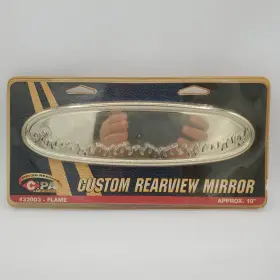Cipa 047662320039 32003 Flame Custom Chrome Rearview Mirror 10 Inch Car Truck Hot Rod Nos New