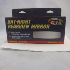 Cipa-usa 047662310009 Interior Rear View Mirror 31000 Day Night Rearview Black
