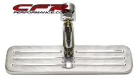 Cbk-8625-pol Cobra-tek Rear View Mirror Standard Windshield Mount Ball Milled Aluminum 9-3/8 Inch Wide