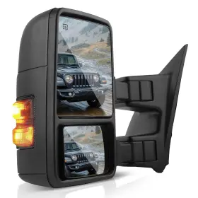 Madwveluw4 Dwvo Towing Mirror Fit 1999 2000 2001 2002 2003 2004 2005 2006 2007 F250 F350