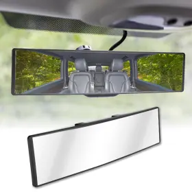 Ecocstm-rvm-01 Ecocstm Rear View Mirror Universal 11.4 Inch Interior Clip On Panoramic Convex