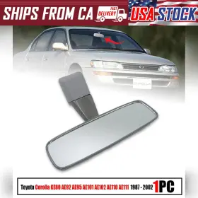 Mir-bl-ae-ke-1pc For Toyota Corolla Ke80 Ae92 Ae110 87-02 Rear View Interior Mirror
