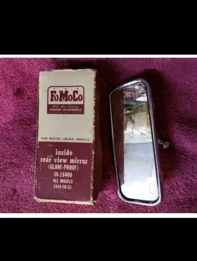 1a-18400 Ford 1949 1950 1951 Nos And Mercury Day /night Rear View Mirror Read Item