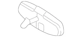 6u5z-17700-ca Ford Genuine Mirror Inside