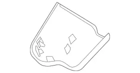 Bt4z-17d550-a Ford Genuine Rain Sensor Cover