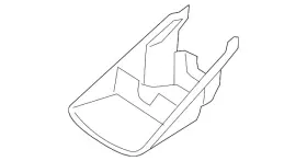 Db5z-17d550-af Ford Genuine Rain Sensor Lower Cover