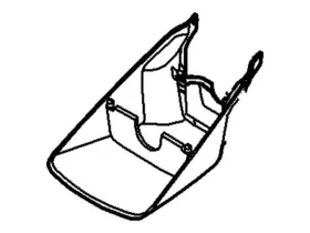 Ford De9z-17d550-ab Genuine Cover Rain Sensor De9z17d550ab
