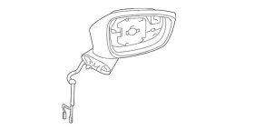 Gb5z-17682-fb Ford Mirror Assembly Rear View Outer -