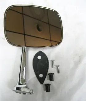 Agc50-85302 Gearhead 1968 - 1974 Corvette Outside Mirror Assembly Rh Right Hand Passenger Side Return