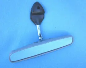 7729491 General Motors 1967 Gto Lemans Rear View Mirror Rechromed Oem Base And Boot New 10 Inch Tilt