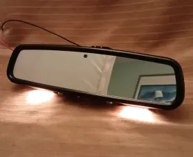 012291 Gentex 92-96 Caprice Roadmaster Impala Ss Rear View Mirror Interior Auto Dim Map Lights