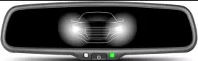 Ad-10 Germid Auto Dimming Car Rear View Mirror Anti Glare Universal Fitness Easy Installation