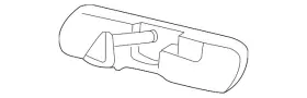 15144169 Gm Genuine Mirror Inside