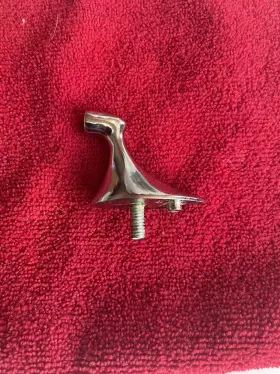 4154391 Gm Mirror Mount Post Interior. Mint Correct. 53-54 Corvette