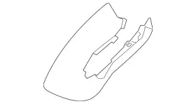 84049174 Gm Genuine Black Windshield Multifunction Sensor Mount Bracket Cover