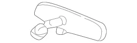 85604056 Gm Genuine Interior Rear View Mirror