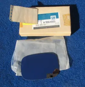 9864800 Gm 1976 1985 Regal Monte Carlo Cutlass Grand Prix Left Mirror Glass Nos